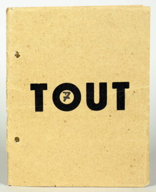 790   Ben Vautier. Tout 7.