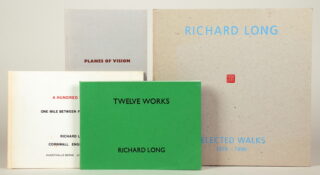 664   Richard Long. Vier Künstlerbücher.
