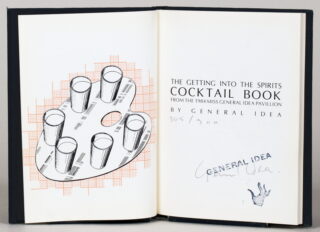 601   General Idea [Künstlerkollektiv] - The getting into the spirits cocktail book from the 1984 Miss General Idea pavilion.