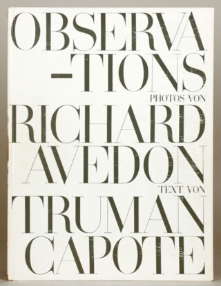 591   Fotobücher - Richard Avedon. Vier Fotobücher.