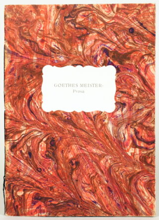 149   Januspresse - Goethes Meister-Prosa.