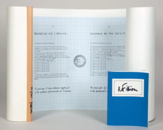 581   Robert Filliou. Recherche sur l’origine. Research on the Origin. Erforschung des Ursprungs.
