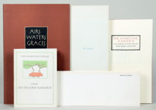 582   Ian Hamilton Finlay. Fünf Künstlerbücher, davon vier signiert.