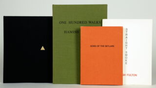 597   Hamish Fulton. Vier signierte Künstlerbücher.