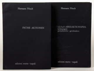 684   Hermann Nitsch. Frühe Aktionen. - 1.2.3. u 5. Abreaktionspiel.