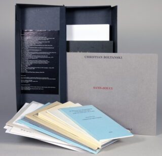 536   Christian Boltanski. Livres.