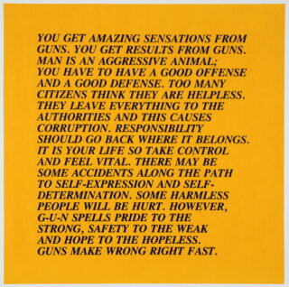 612   Jenny Holzer. The End of the U.S.A.