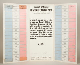 813   Emmett Williams. La derniere pomme frite