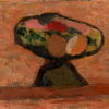 17   Arnold Fiedler. Fruchtschale auf Ocker.