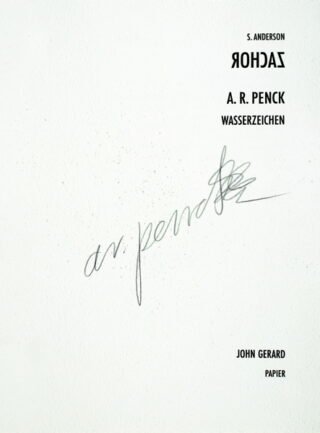 406   A. R. Penck - Sascha Anderson. Zachor.
