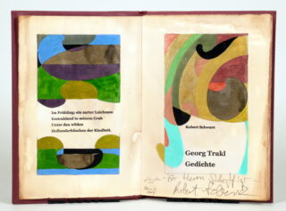 412   Robert Schwarz - Georg Trakl. Gedichte.