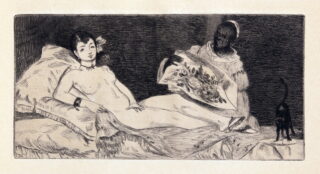 242a   Édouard Manet - Émile Zola. Éd[ouard] Manet.