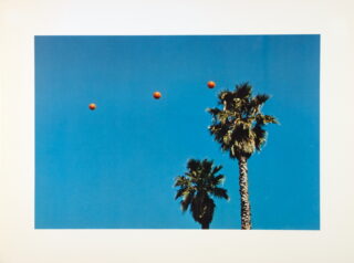 509   John Baldessari. Throwing three balls in the air to get a straight line.