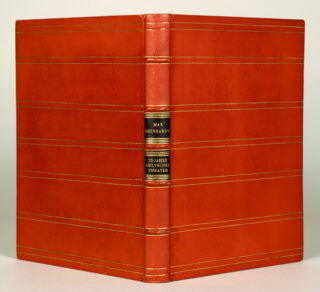 136   Leipziger Buchbinder-Innung - Max Reinhardt. 25 Jahre Deutsches Theater.