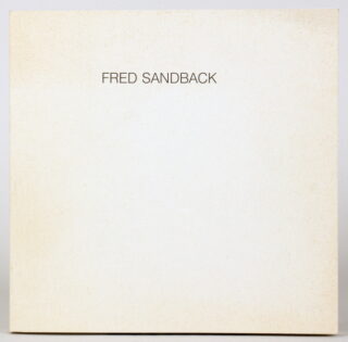 759   Fred Sandback. [Ausstellungskatalog]