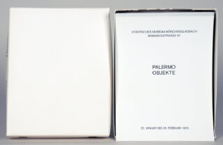 345&emsp;&emsp;Mönchengladbacher Kassettenkataloge – Palermo – [Blinky] Palermo. Objekte. 1973