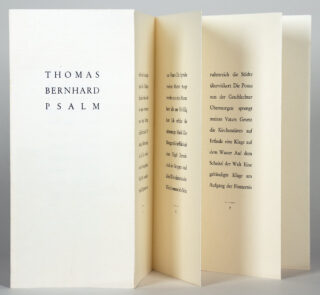 656&emsp;&emsp;Thomas Bernhard. Psalm. 1960