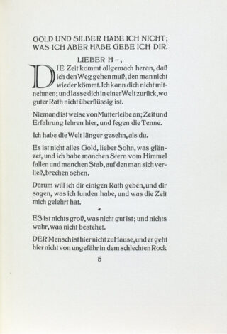 467&emsp;&emsp;Ernst Ludwig-Presse – Matthias Claudius. An meinen Sohn H. 1923