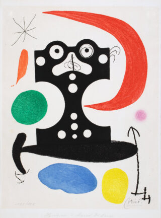 356&emsp;&emsp;Joan Miró. Hommage à Marcel Duchamp. 1969