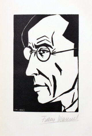 621&emsp;&emsp;Frans Masereel – Arthur Holitscher und Stefan Zweig. Frans Masereel. 1923