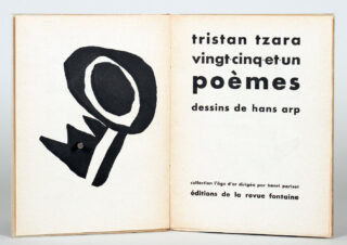 528&emsp;&emsp;Kunstismen – Tristan Tzara. Vingt-cinq-et-un poèmes. 1946