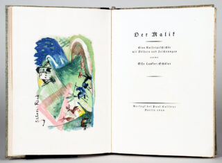 610&emsp;&emsp;Else Lasker-Schüler. Der Malik. 1919