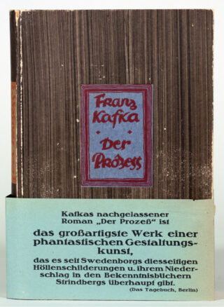 595&emsp;&emsp;Franz Kafka. Der Prozess. 1925
