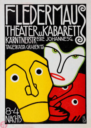 371&emsp;&emsp;Wiener Werkstätte – Cabaret Fledermaus. 1907