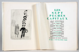 33&emsp;&emsp;Marc Chagall. Les Sept Péchés Capitaux. 1926