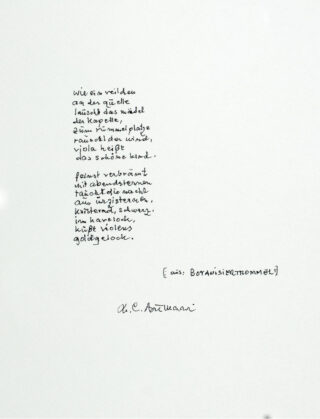 651&emsp;&emsp;H[ans] C[arl] Artmann. Das poetische Werk. 1993