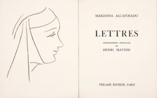 80&emsp;&emsp;Henri Matisse – Marianna Alcaforado. Lettres (portugaises). 1946