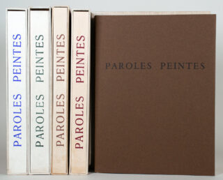 121&emsp;&emsp;Mappen und graphische Anthologien – Paroles peintes. 1962–1975
