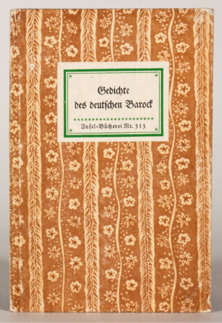 484&emsp;&emsp;Insel-Bücherei – Gedichte des deutschen Barock. 1943