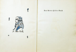 608&emsp;&emsp;Else Lasker-Schüler. Das Peter Hille-Buch. 1919