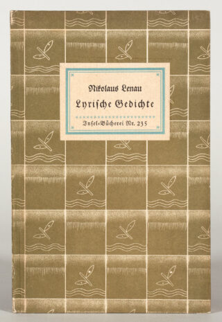 480&emsp;&emsp;Insel-Bücherei – Nikolaus Lenau. Gedichte. 1940