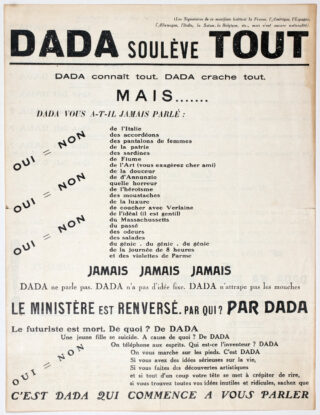 520&emsp;&emsp;Dada soulève tout. 1921