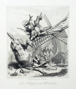 404&emsp;&emsp;Adolf Schrödter. Sechs Bilder zum Don Quixote. Ausgabe No. I. 1863