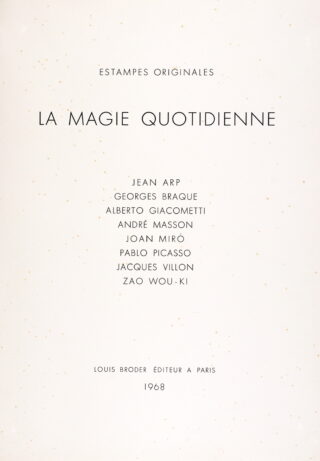 309&emsp;&emsp;Mappenwerke und graphische Anthologien – La magie quotidienne. 1968