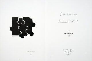 372&emsp;&emsp;Eduardo Chillida – E. M. Cioran. Ce maudit moi. 1983