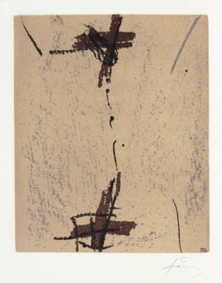 359&emsp;&emsp;Antoni Tàpies – Jean Daive. Tàpies, répliquer. 1981