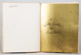 295&emsp;&emsp;Andy Warhol. A Gold Book. 1957