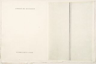 375&emsp;&emsp;Geneviève Asse – André du Bouchet. Ici en deux. 1982