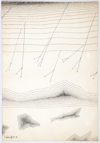 54&emsp;&emsp;Heinz Trökes. Fruchtbarer Regen. 1948
