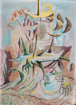53&emsp;&emsp;Heinz Trökes. Felslandschaft. 1947