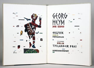 136&emsp;&emsp;Felix M  Furtwängler – Georg Heym. Der Krieg. 1987