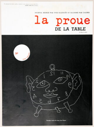 342&emsp;&emsp;Alexander Calder. La proue de la table. 1967