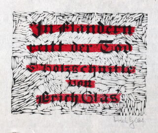 74&emsp;&emsp;Bauhaus – Erich Glas. In Flandern reit’t der Tod. 1919