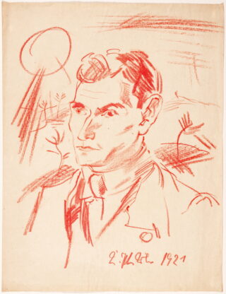 69&emsp;&emsp;Karl Peter Röhl. Porträt Otto Dorfner. 1921