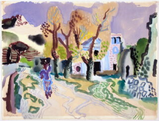 6&emsp;&emsp;Eduard Bargheer. Straße auf Ischia. 1942