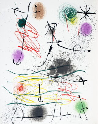 313&emsp;&emsp;Joan Miró. Quelques fleurs pour des amis. 1964